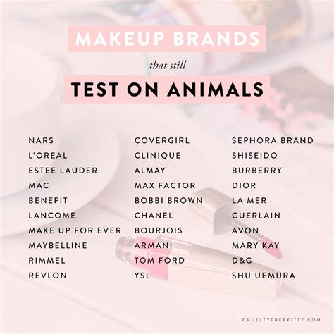 burberry cosmetics animal testing|makeup brands that test on animals.